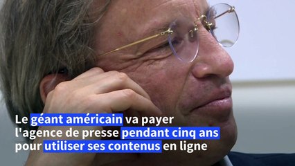Droits voisins: l'AFP et Google annoncent un accord sur une rémunération pendant cinq ans