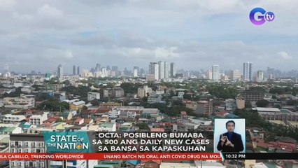 OCTA: Posibleng bumaba sa 500 ang daily new cases sa bansa sa kapaskuhan | SONA