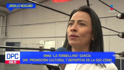 Irma "La Torbellino" García, elemento de la SSC y boxeadora profesional