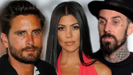 Scott Disick Was ‘Polite’ To Kourtney Kardashian & Travis Barker In Awkward Wedding Run-In