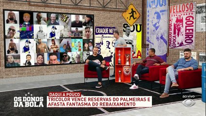 E não é que o São Paulo venceu o Palmeiras dentro do Allianz? Sobrou pra torcida do Verdão ouvir o Souza provocando e falando que foi "chocolate" do Tricolor.#OsDonosDaBola