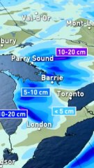 Up To 20 Cm Of Snow & Arctic Air Coming To Ontario
