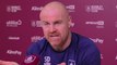 Dyche on Burnley form ahead of Palace