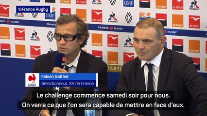 XV de France - Galthié : "Laissez-nous vivre notre propre histoire"