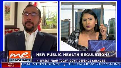 Govt on the end of the State of Emergency and new public Health Regulations - Stuart Young ME 18th Nov 2021