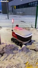 Ce robot livreur est en galère dans la neige... la technologie ne résout pas tout