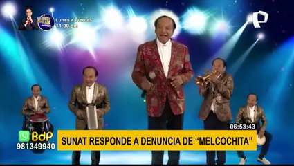 Sunat responde denuncia de Melcochita: Cómico debe más de S/24 mil a entidad recaudadora