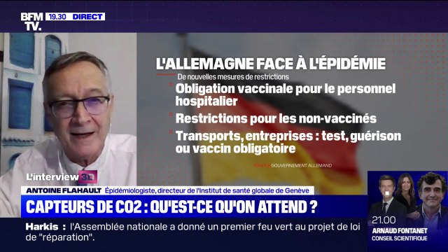 Nouvelles mesures sanitaires en Allemagne: pour l'épidémiologiste Antoine Flahault, Angela Markel a raison de prendre les devants