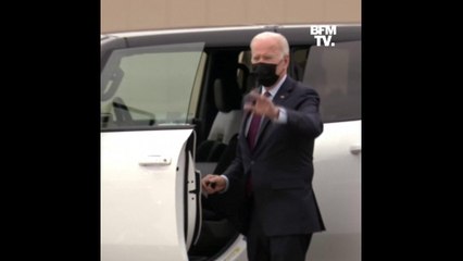 Joe Biden au volant du nouveau Hummer électrique