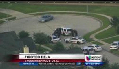 Tiroteo deja 6 muertos en Houston Texas