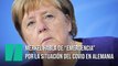 Merkel: “La situación actual de la pandemia es dramática