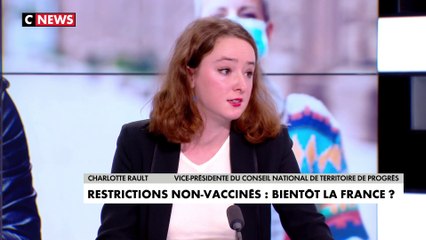 Charlotte Rault : «J'ai 25 ans [...] et je n'ai pas du tout l'impression d'avoir été punie avec le pass sanitaire»