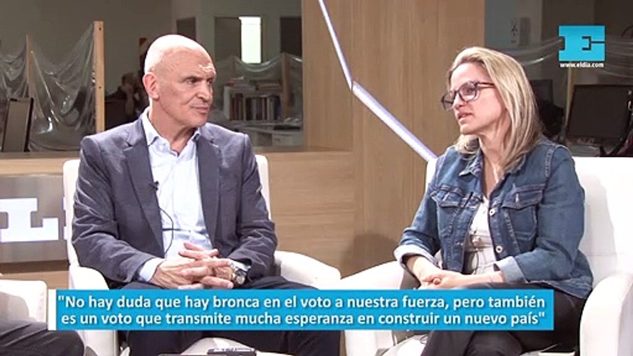 "No hay duda que hay bronca en el voto a nuestra fuerza, pero también es un voto que transmite mucha esperanza en construir un nuevo país"