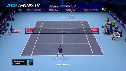 Medvedev survives Sinner fightback to finish group unbeaten