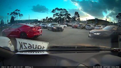 Guy Burning Out Tires in Traffic Receives Instant Karma