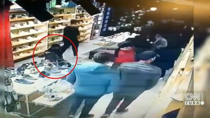 Hırsızlık yaparken kameralara yakalandı