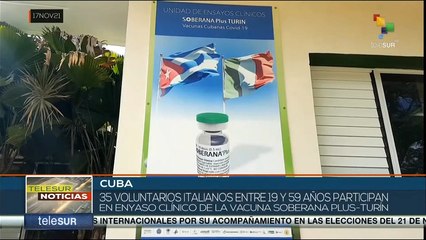 Cuba: Ensayo clínico evalúa en voluntarios italianos eficacia de inmunógeno Soberana Plus Turín