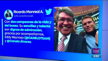 Senado entrega reconocimiento al entrenador de "Canelo" Álvarez