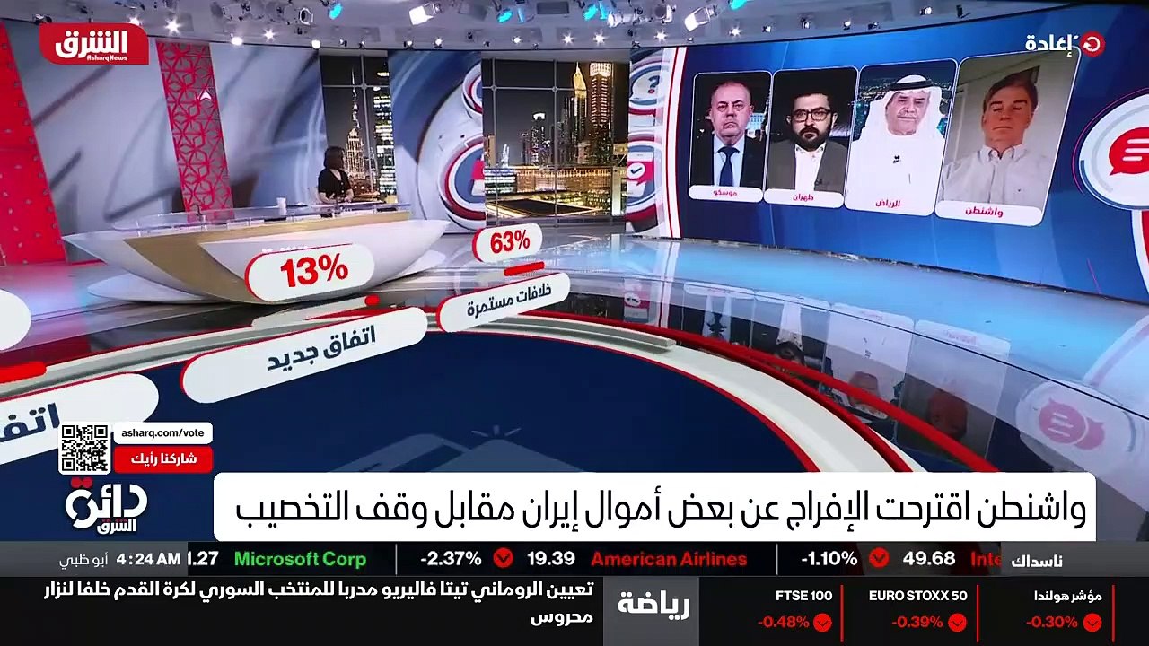 ...زعزعة استقرار المنطقة . هذا ما يقلق دول ...