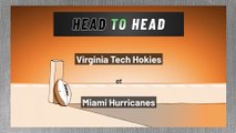 Virginia Tech Hokies at Miami Hurricanes: Over/Under