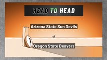 Arizona State Sun Devils at Oregon State Beavers: Over/Under