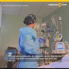 El número promedio de nuevos casos diarios de COVID-19 está aumentando una vez más en EE.UU.