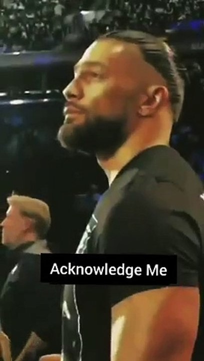 Roman reigns attitude status Roman reigns  Acknowledge Me! #shorts (1)