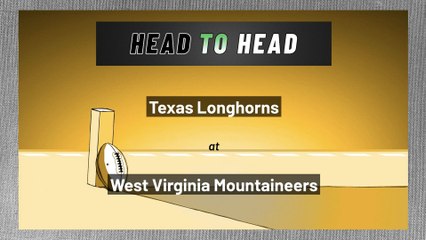 Texas Longhorns at West Virginia Mountaineers: Spread