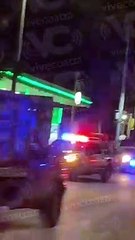 Operativo migrante en el Puente de la Av. Uno en Coatzacoalcos