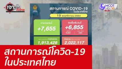 สถานการณ์โควิด-19 ในประเทศไทย : เจาะลึกทั่วไทย (19 พ.ย. 64)