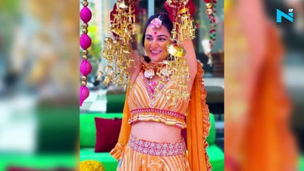 Aww! Inside pictures from Shraddha Arya & Rahul Sharma’s reception