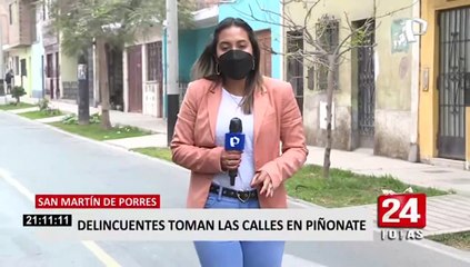 SMP: vecinos de Piñonate exigen mayor presencia policial ante delincuencia