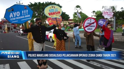 Sosialisasi Operasi Zebra Candi 2021, Polres Magelang Kota Terjunkan Tim Edukasi