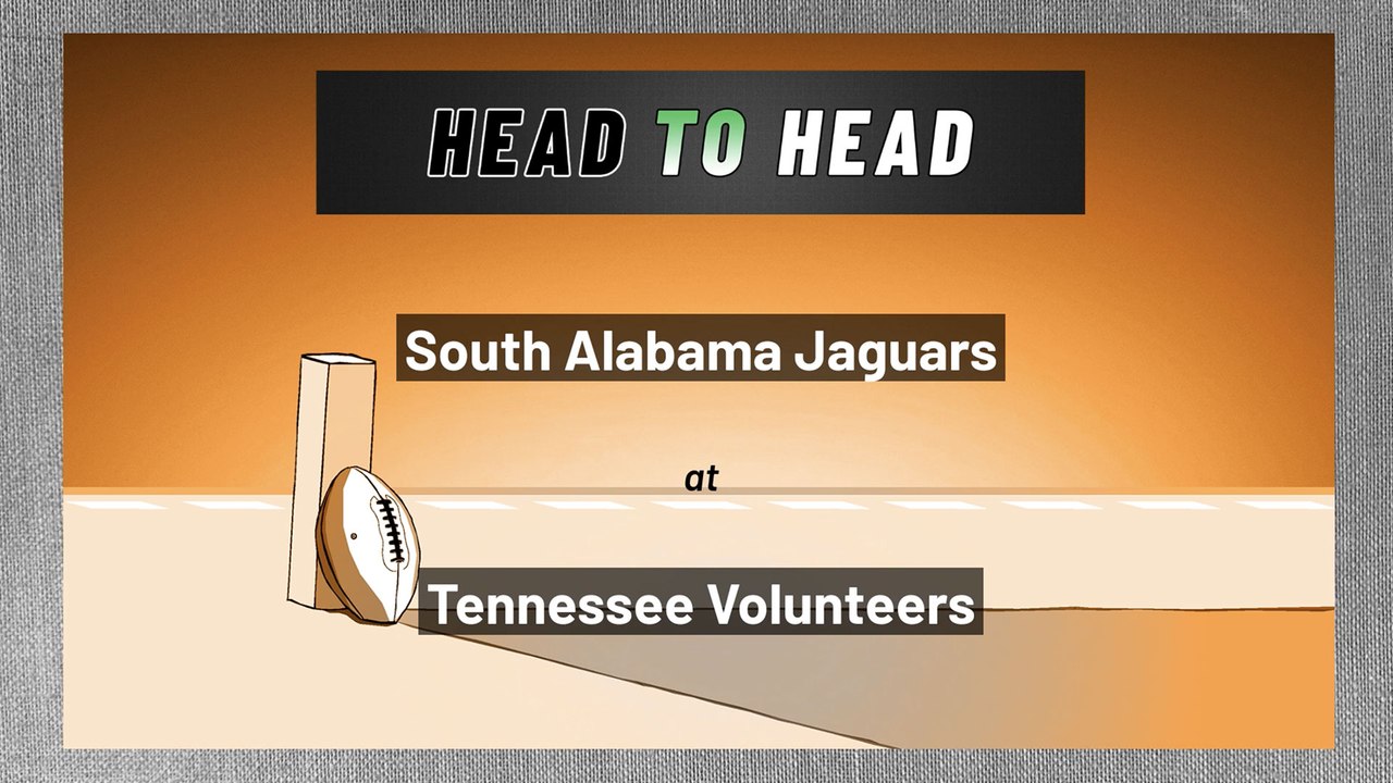 South Alabama Jaguars at Tennessee Volunteers: Over/Under