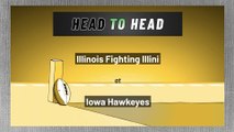 Illinois Fighting Illini at Iowa Hawkeyes: Over/Under