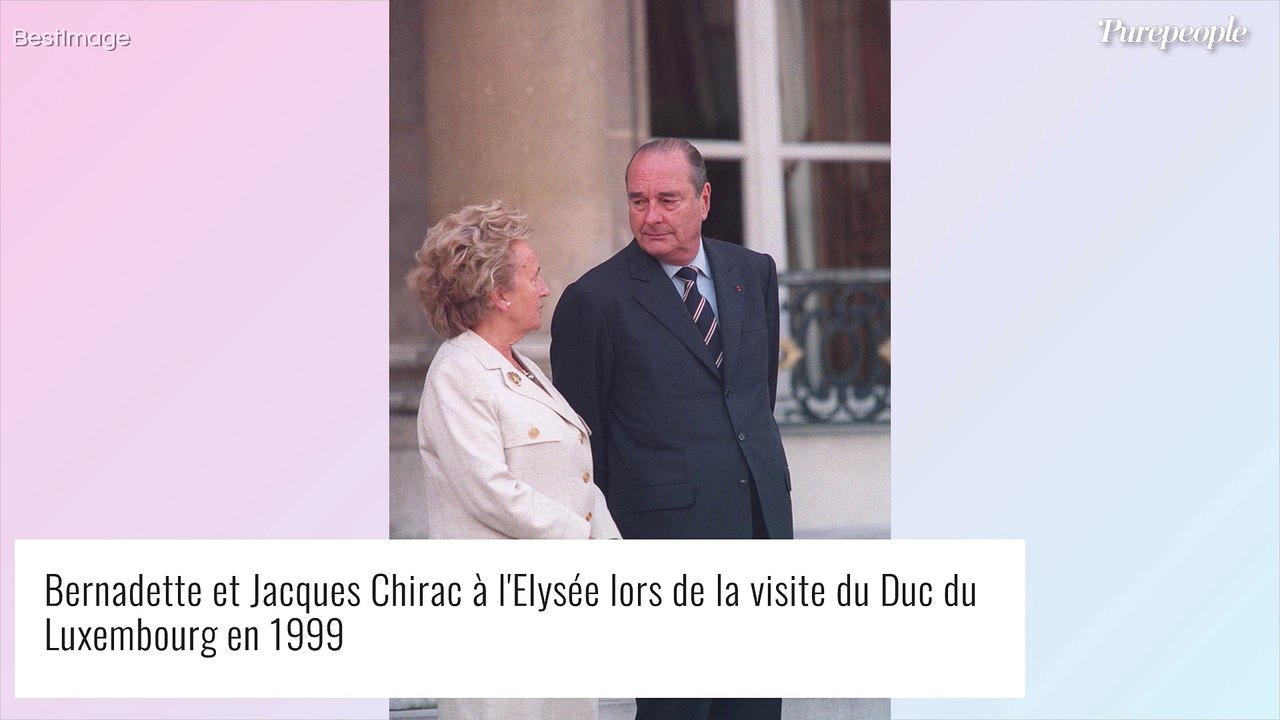 "Pas très glamour, son entrée en scène" : La mésaventure de Bernadette Chirac à l'Elysée