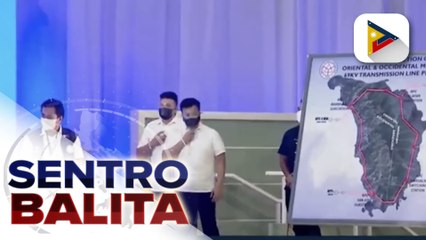 Pres. Duterte, pinangunahan ang ceremonial switching ng mga bagong power transmission lines sa Oriental at Occidental Mindoro