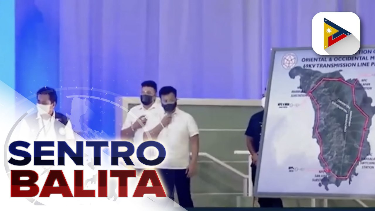 Pres. Duterte, pinangunahan ang ceremonial switching ng mga bagong power transmission lines sa Oriental at Occidental Mindoro