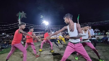 karkatta B-team __ Damdar  new  lathi khel 12 Bhala ke sath mistek hone pe jaan bhi ja sakta hai