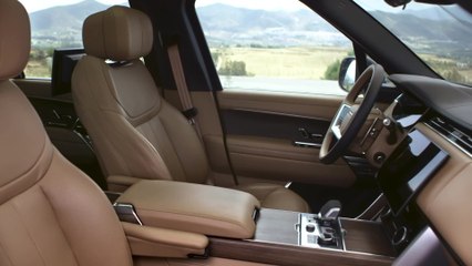 2022 New Range Rover Autobiography LWB Interior Design in Caraway