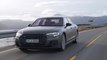 The new Audi A8 60 TSFI quattro in Daytona Grey Driving Video