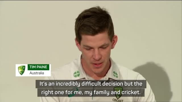 Paine 'deeply regrets' texting incident, steps down as Australia captain