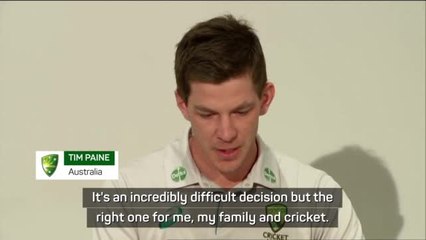 Paine 'deeply regrets' texting incident, steps down as Australia captain