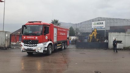 GERİ DÖNÜŞÜM FABRİKASINDA 1 AYDA 3'ÜNCÜ YANGIN