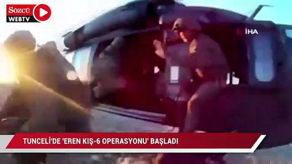 Tunceli'de 'Eren Kış-6 Operasyonu' başladı