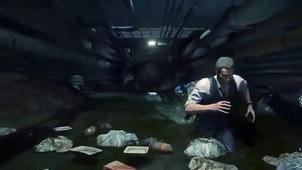 Escaping The Giant Zombie Crocodile - Resident Evil 2 Remake