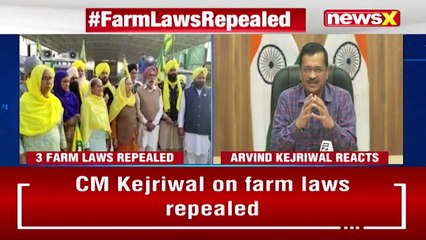 'Govts Have To Listen To People' Arvind Kejriwal On Farm Laws Being Repealed NewsX
