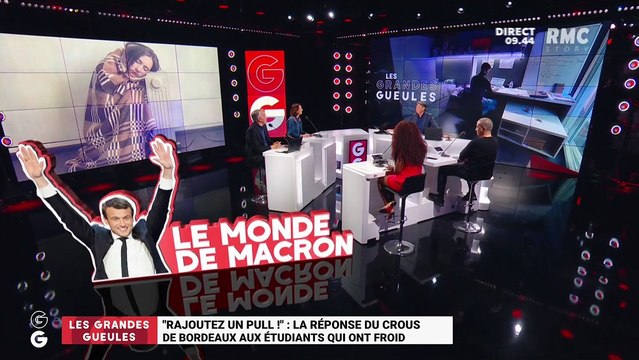 Le monde de Macron: Rajoutez un pull , la réponse du Crous de Bordeaux aux étudiants qui ont froid - 19/11