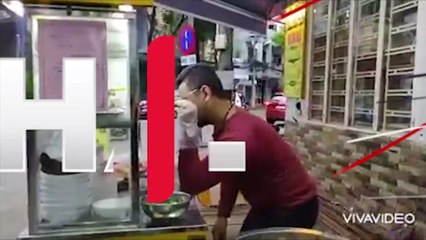 Nusret taklidi başını derde soktu! Vietnamlı noodle satıcısı gözaltına alındı