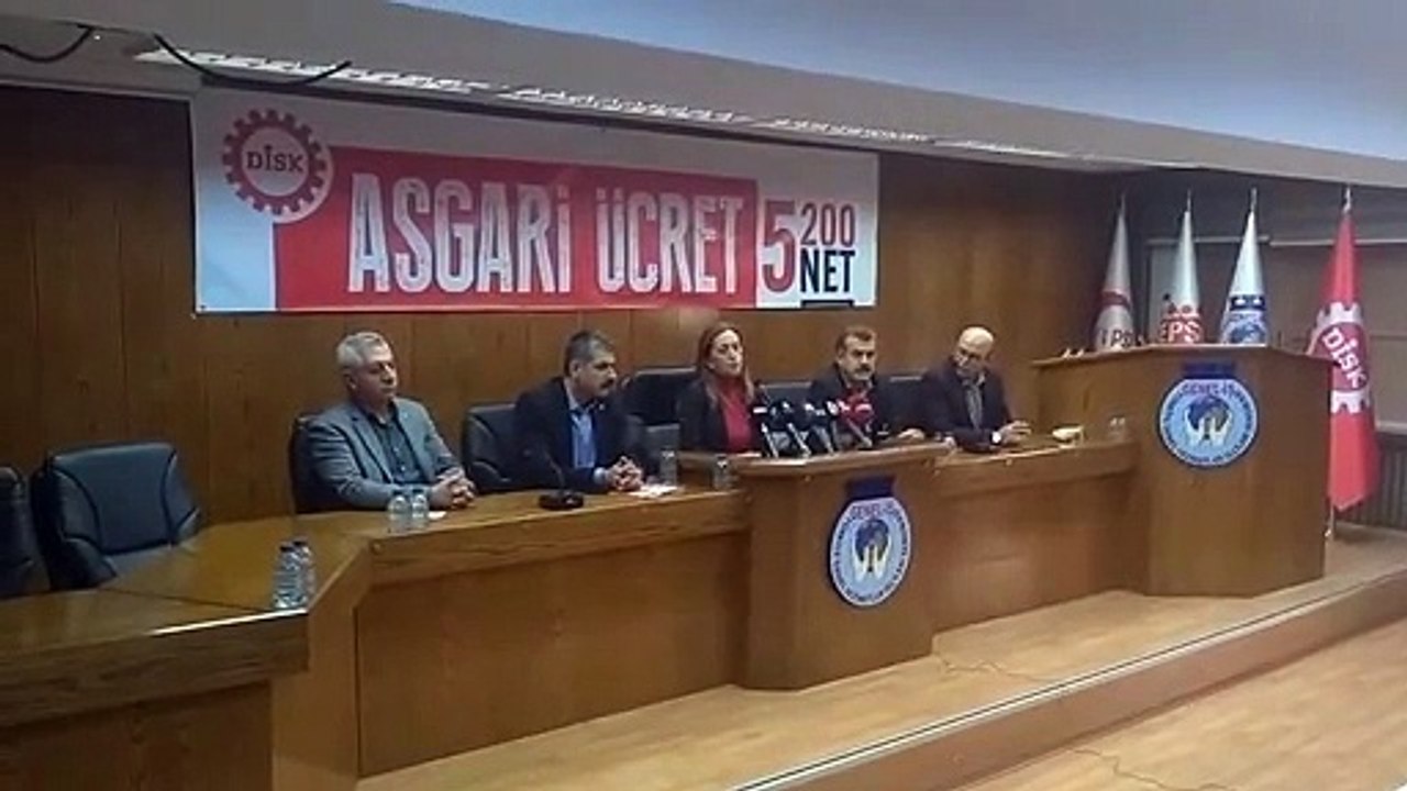 DİSK, asgari ücret talebini açıkladı: Net ''beş-bin-iki-yüz'' Türk Lirası!